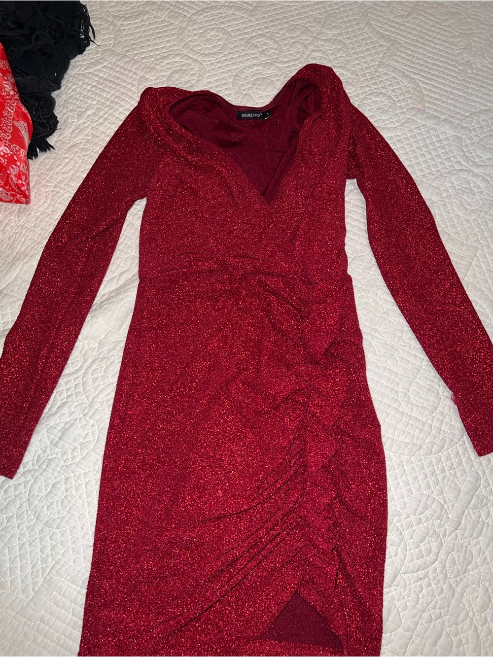 Red dress and purse red set Size S